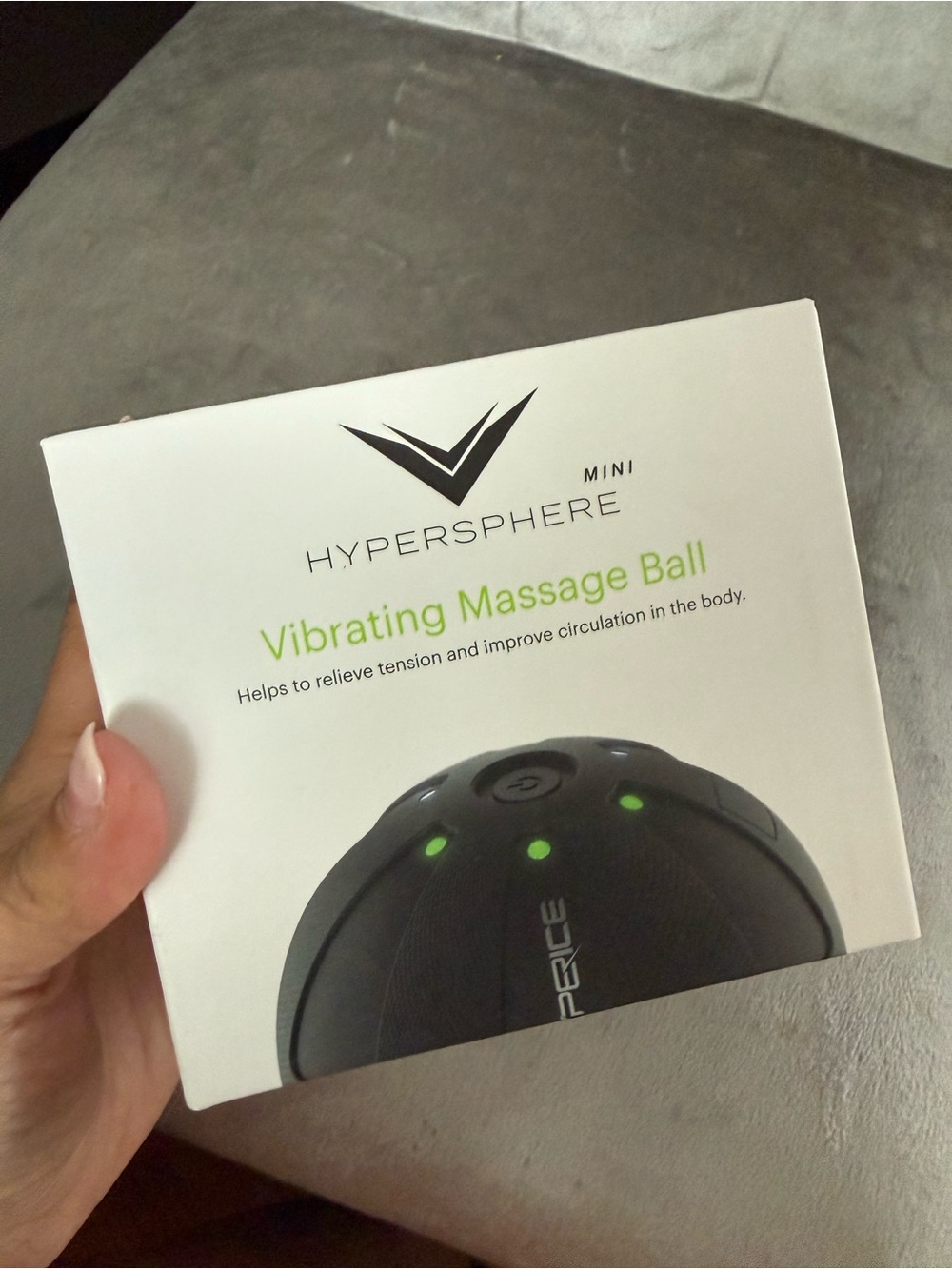Hyperice Hypersphere Mini Vibrating Massage Ball Cordless USB Charging